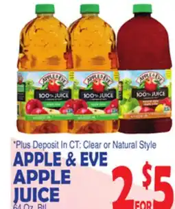 Bravo Supermarkets APPLE & EVE APPLE JUICE offer
