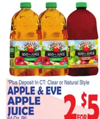 Bravo Supermarkets APPLE & EVE APPLE JUICE offer