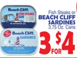 Bravo Supermarkets BEACH CLIFF SARDINES offer