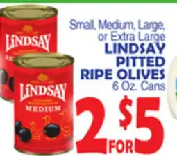 Bravo Supermarkets LINDSAY PITTED RIPE OLIVES offer