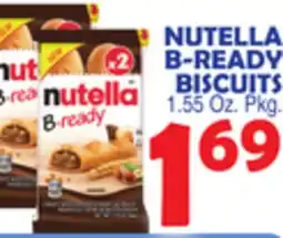 Bravo Supermarkets NUTELLA B-READY BISCUITS offer