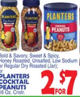 Bravo Supermarkets PLANTERS COCKTAIL PEANUTS offer