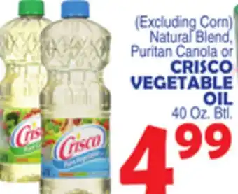 Bravo Supermarkets CRISCO VEGETABLE OIL offer
