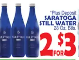 Bravo Supermarkets SARATOGA STILL WATER offer