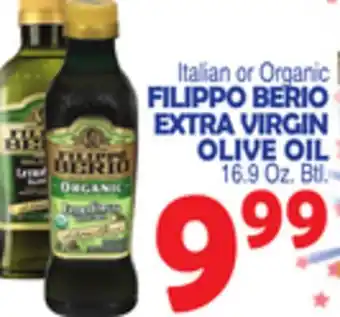 Bravo Supermarkets FILIPPO BERIO EXTRA VIRGIN OLIVE OIL offer