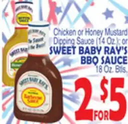 Bravo Supermarkets SWEET BABY RAY'S BBQ SAUCE offer