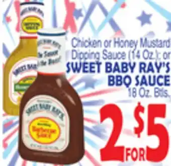 Bravo Supermarkets SWEET BABY RAY'S BBQ SAUCE offer