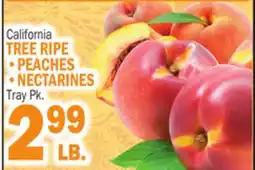 Bravo Supermarkets TREE RIPE PEACHES, NECTARINES offer