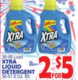 Bravo Supermarkets XTRA LIQUID DETERGENT offer