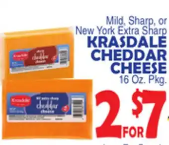 Bravo Supermarkets KRASDALE CHEDDAR CHEESE offer