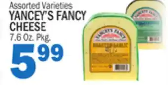 Bravo Supermarkets YANCEY'S FANCY CHEESE offer
