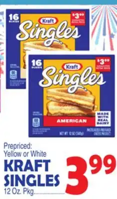 Bravo Supermarkets KRAFT SINGLES offer