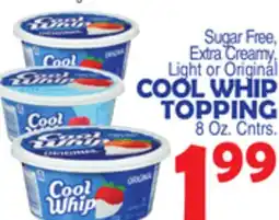 Bravo Supermarkets COOL WHIP TOPPING offer