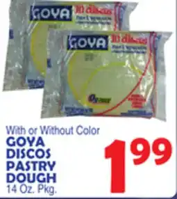 Bravo Supermarkets GOYA DISCOS PASTRY DOUGH offer