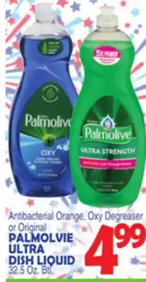 Bravo Supermarkets PALMOLVIE ULTRA DISH LIQUID offer