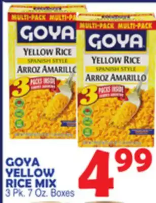 Bravo Supermarkets GOYA YELLOW RICE MIX offer