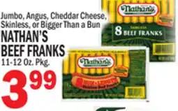 Bravo Supermarkets NATHAN'S BEEF FRANKS offer