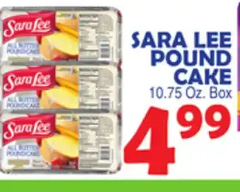 Bravo Supermarkets SARA LEE POUND CAKE offer