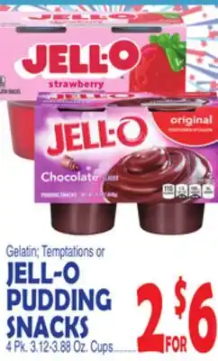 Bravo Supermarkets JELL-O PUDDING SNACKS offer