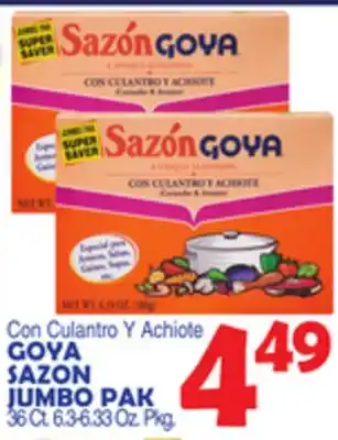 Bravo Supermarkets GOYA SAZON JUMBO PAK offer