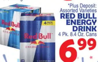 Bravo Supermarkets RED BULL ENERGY DRINK offer