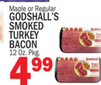 Bravo Supermarkets GODSHALL'S SMOKED TURKEY BACON offer
