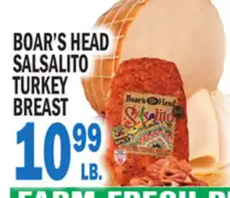 Bravo Supermarkets BOAR'S HEAD SALSALITO TURKEY BREAST offer