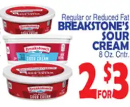 Bravo Supermarkets BREAKSTONE'S SOUR CREAM offer