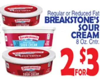 Bravo Supermarkets BREAKSTONE'S SOUR CREAM offer