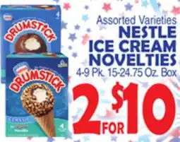Bravo Supermarkets NESTLE ICE CREAM NOVELTIES offer