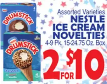 Bravo Supermarkets NESTLE ICE CREAM NOVELTIES offer