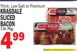 Bravo Supermarkets KRASDALE SLICED BACON offer