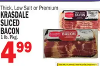 Bravo Supermarkets KRASDALE SLICED BACON offer