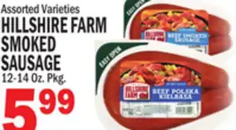 Bravo Supermarkets HILLSHIRE FARM SMOKED SAUSAGE offer