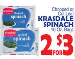 Bravo Supermarkets KRASDALE SPINACH offer