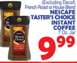 Bravo Supermarkets NESCAFE TASTER'S CHOICE INSTANT COFFEE offer