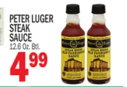 Bravo Supermarkets PETER LUGER STEAK SAUCE offer