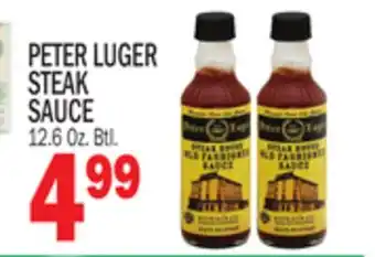 Bravo Supermarkets PETER LUGER STEAK SAUCE offer