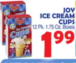 Bravo Supermarkets JOY ICE CREAM CUPS offer