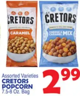 Bravo Supermarkets CRETORS POPCORN offer