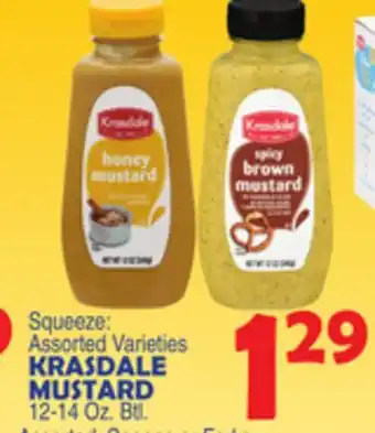 Bravo Supermarkets KRASDALE MUSTARD offer