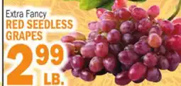 Bravo Supermarkets RED SEEDLESS GRAPES offer