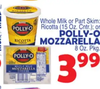 Bravo Supermarkets POLLY-O MOZZARELLA offer