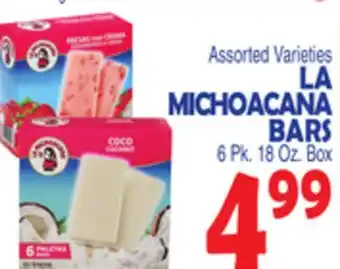 Bravo Supermarkets LA MICHOACANA BARS offer