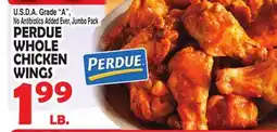 Bravo Supermarkets PERDUE WHOLE CHICKEN WINGS offer