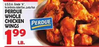 Bravo Supermarkets PERDUE WHOLE CHICKEN WINGS offer