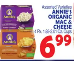 Bravo Supermarkets ANNIE'S ORGANIC MAC & CHEESE offer