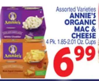 Bravo Supermarkets ANNIE'S ORGANIC MAC & CHEESE offer