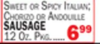 Bravo Supermarkets SAUSAGE offer