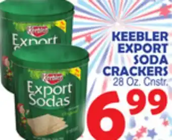 Bravo Supermarkets KEEBLER EXPORT SODA CRACKERS offer